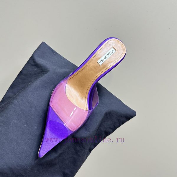 Aquazzura 2024 Spring/Summer New Soleil Series Film High Heel Diamond SandalsFull of charm, a3e1c4px - Image 9