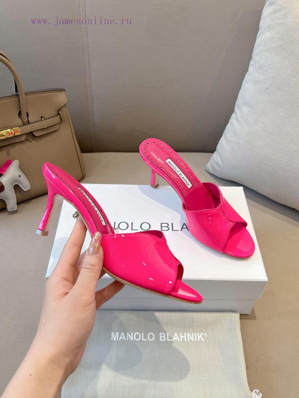 Manolo Blahni * new style, irresistible slippers that can be worn all year round, with a delko09a2dk - Image 4