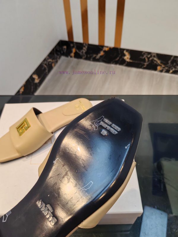 Out, Balmain 2024 Spring/Summer Fashion Flat SlippersBrand Balmain ??????? by French fashionycoa3ac7 - Image 7