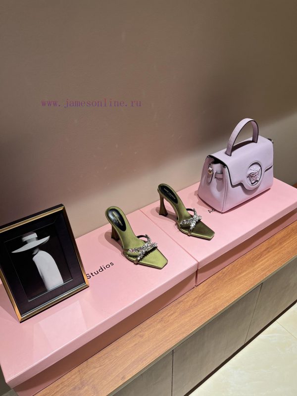 2024 New Saint Laurent YSL Diamond Decorative Square Head SandalsSexy and stunning collectiomj6d5kwx