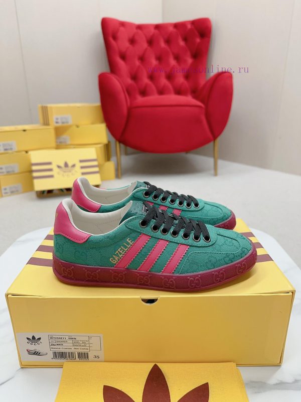 . The Guccix adidas Original cross-border collaboration German training sports shoe features21p5v098 - Image 3