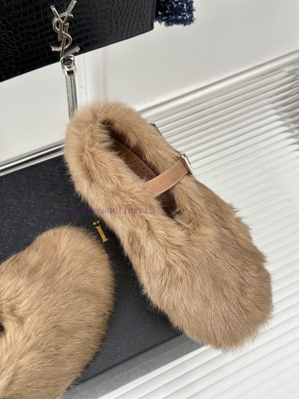 AlAIA | Alaia 23S New Retro ProductOne lined Mary Jane shoes, hairy shoesFull of girlish styf9qlu8oc - Image 6