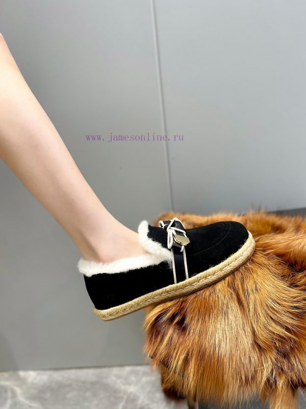 ??? ◾ 2023 new model ◾ Winter new fur shoes with a butterfly knot decoration on the instep, 5wk4euwe - Image 3