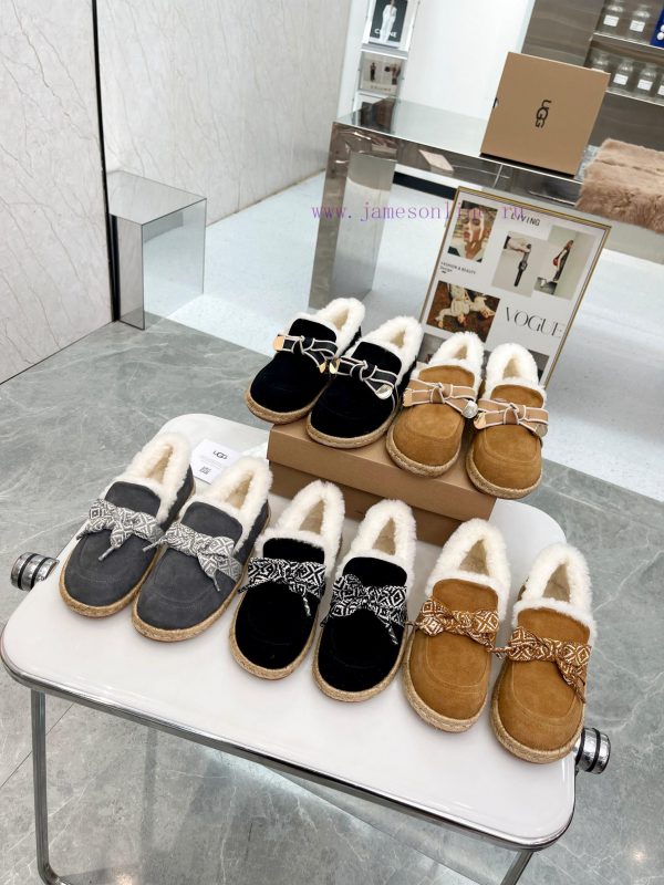 ??? ◾ 2023 new model ◾ Winter new fur shoes with a butterfly knot decoration on the instep, 8a18pklz