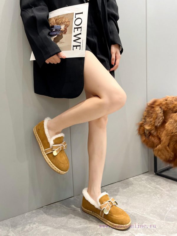 ??? ◾ 2023 new model ◾ Winter new fur shoes with a butterfly knot decoration on the instep, i8d1yhbl - Image 8