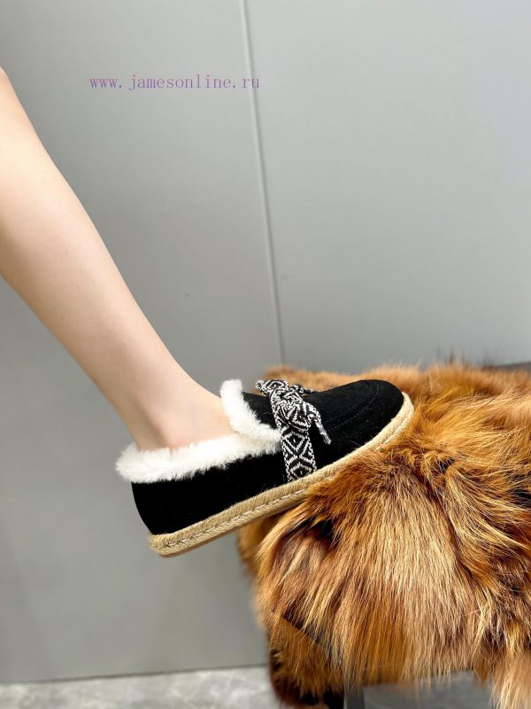 ??? ◾ 2023 new model ◾ Winter new fur shoes with a butterfly knot decoration on the instep, 8a18pklz - Image 7