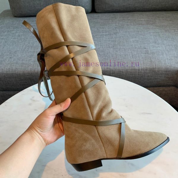 ISABEL MARANT strap boots are here for summer wear. A pair of legendary retro boot strap desx7a3denx - Image 4