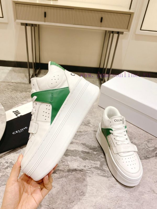 Top versionCeline's new autumn and winter color blocked sports shoes with thick soles and heb8vxqsiy - Image 3