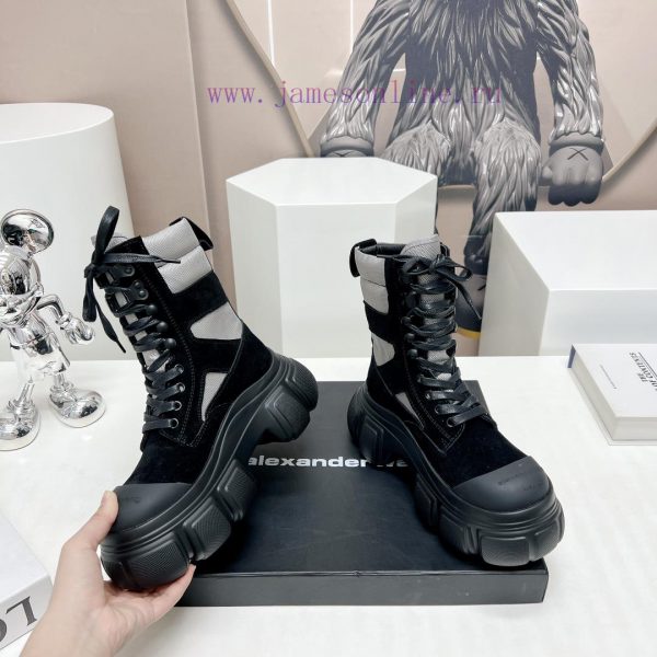 Top tierA * Alexander~Wang Alexander King 2023 vs Autumn/Winter Latest Explosive Martin Bootlb761un7 - Image 5
