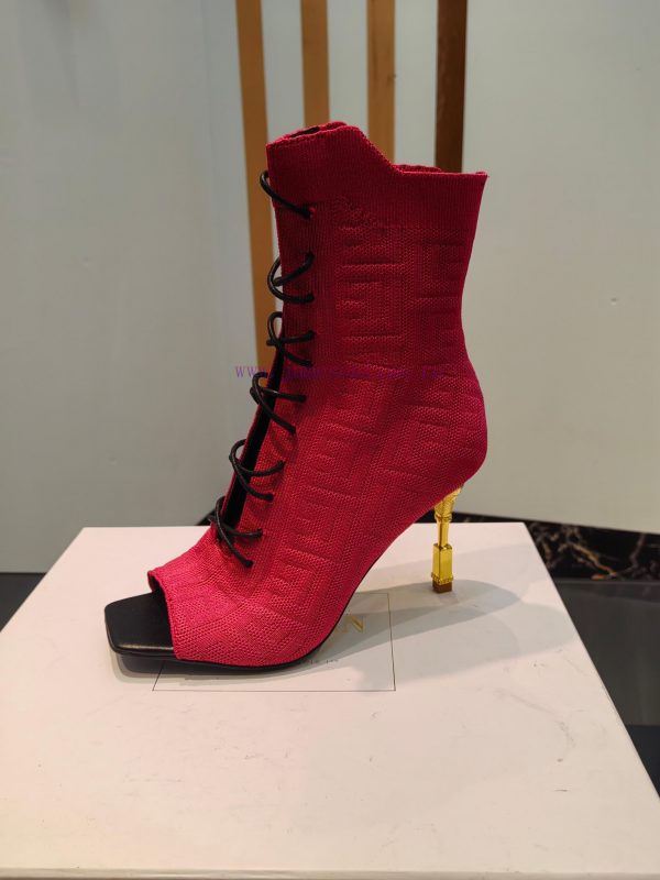 Out, Balmain 2023fw Autumn/Winter New Knitted Fish Mouth Elastic Boots Overseas Order Origin5v6nzk8p - Image 9