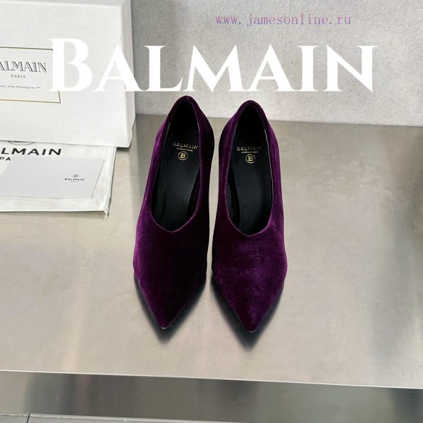 BalmainBalmain???????First release ??????? Balmain ?????? Spring/Summer Ruby Velvet Stilettoy75828wa - Image 3