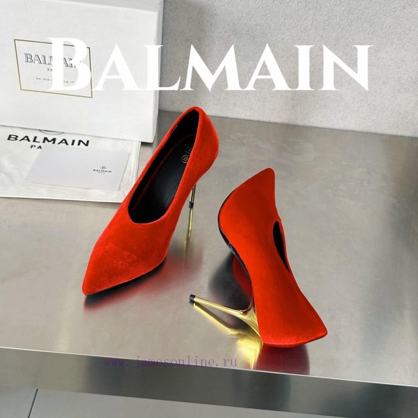 BalmainBalmain???????First release ??????? Balmain ?????? Spring/Summer Ruby Velvet Stilettohib038yo - Image 6