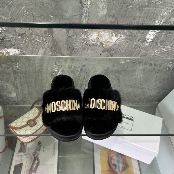 Moschino Mao Mao Slippers ️️ High end Lazy Slippers Released Across the Internet ?  Elegant qb7ybha4