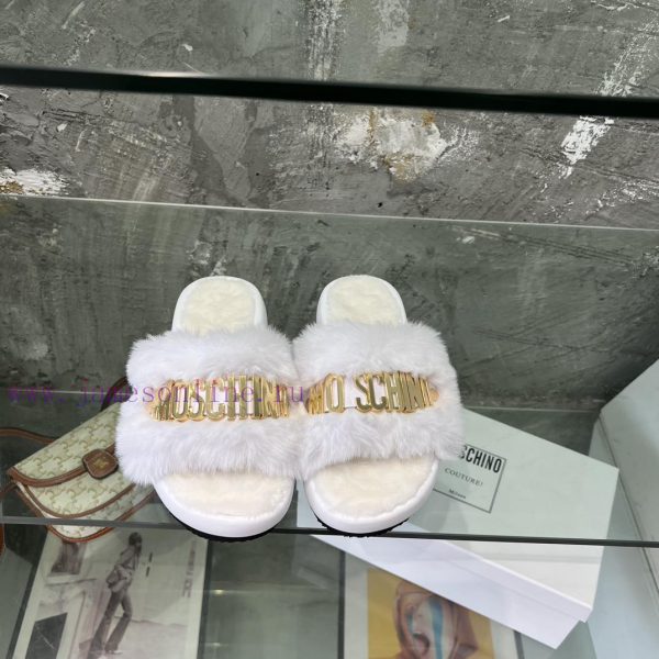 Moschino Mao Mao Slippers ️️ High end Lazy Slippers Released Across the Internet ?  Elegant 4714ifvw