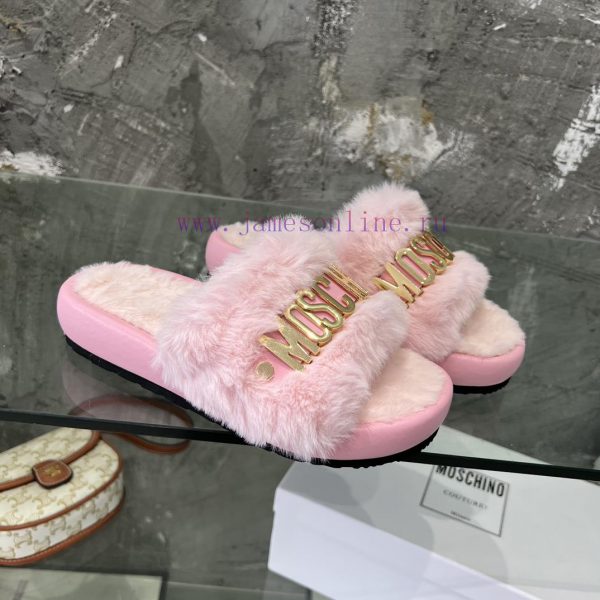 Moschino Mao Mao Slippers ️️ High end Lazy Slippers Released Across the Internet ?  Elegant e42uylp4 - Image 4