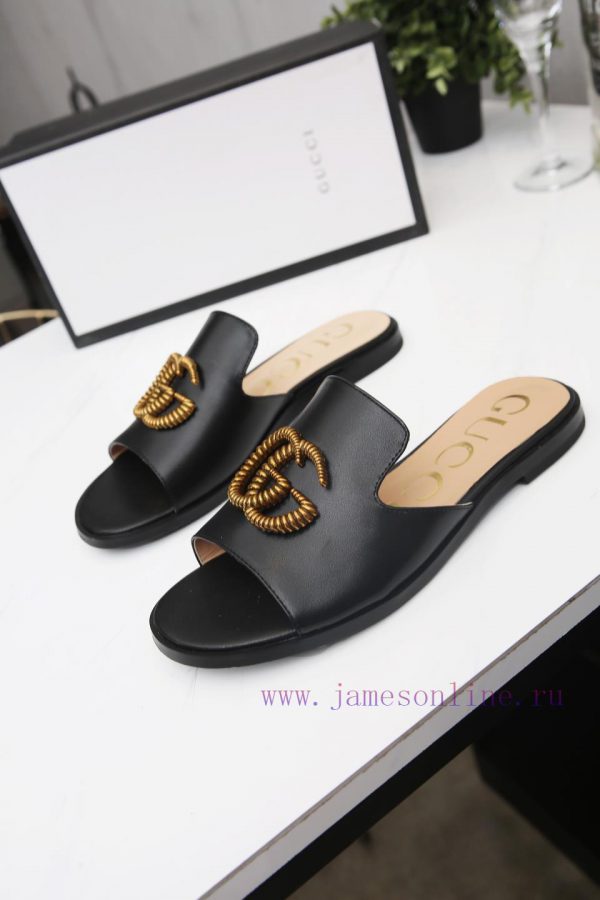 18612-6Gucci Classic Low heeled Cool Drags Original Edition One to One High imitation Craftey11i87cc - Image 6