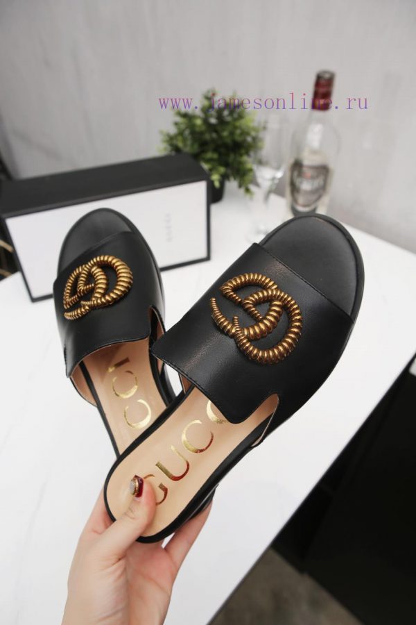 18612-6Gucci Classic Low heeled Cool Drags Original Edition One to One High imitation Craftey11i87cc - Image 7