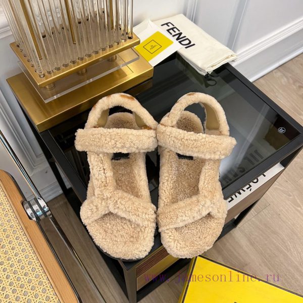 FENDI | 2023 ??FDfendi x Skims collaboration popular hairy sandals series 〰Developed in the 1a1fsuie
