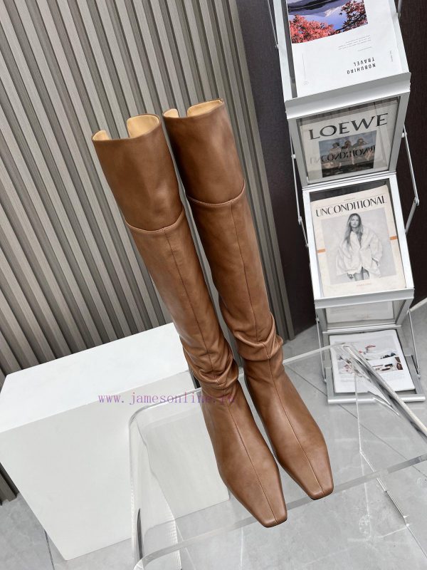 Top tier high-quality versionThe row minimalist ceiling Chelsea boots retro small pleated hi5qv6ke8d - Image 3
