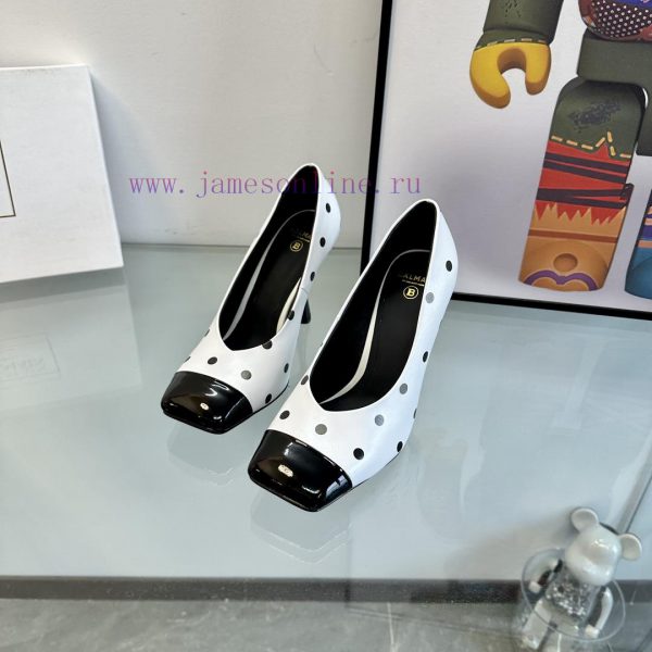 ???????Balmain ?????? Square headed wine glasses, custom-made shoesThis colored leather wineofc2hs59 - Image 3