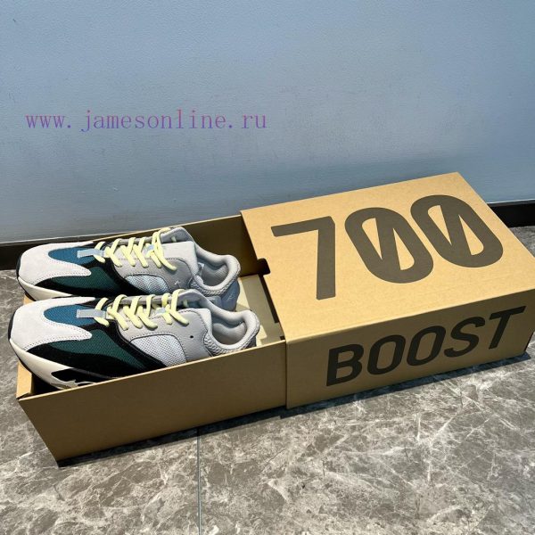 Top Adidas Origins Yeezy Boost 700 Grey White Black "Wave Runner" ️ Wearing Pure Grey Chalk ticc76vn - Image 4