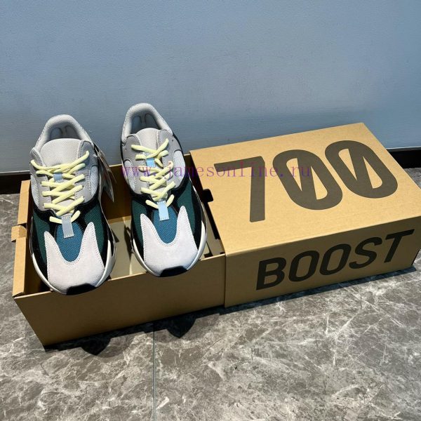 Top Adidas Origins Yeezy Boost 700 Grey White Black "Wave Runner" ️ Wearing Pure Grey Chalk ticc76vn - Image 5