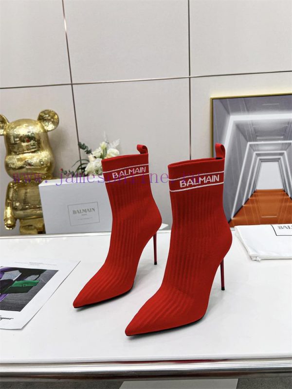 Balmain Balmain 2022 FW Autumn/Winter New Knitted Boots Overseas Order Original Edition, 11 7guxb9lj