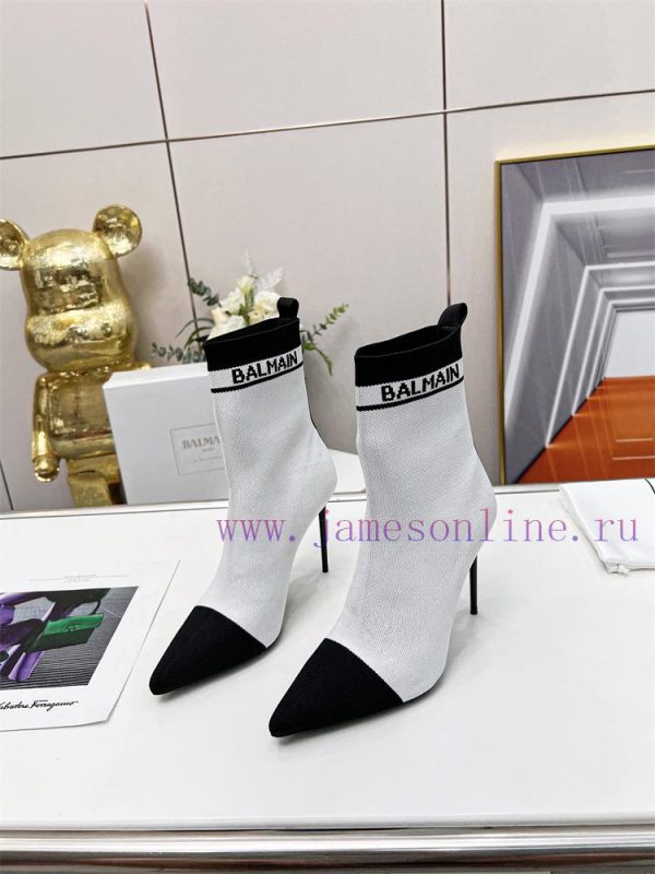 Balmain Balmain 2022 FW Autumn/Winter New Knitted Boots Overseas Order Original Edition, 11 mw4pwpdy