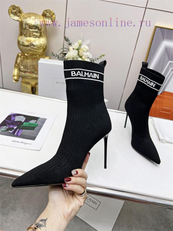 Balmain Balmain 2022 FW Autumn/Winter New Knitted Boots Overseas Order Original Edition, 11 w8kp1lm6 - Image 7