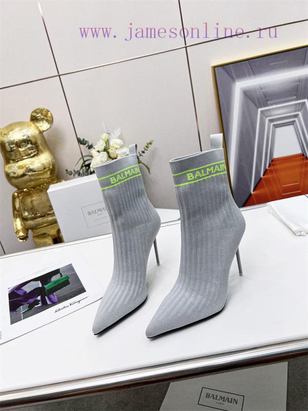 Balmain Balmain 2022 FW Autumn/Winter New Knitted Boots Overseas Order Original Edition, 11 2iknfkth