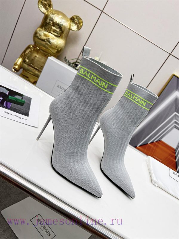 Balmain Balmain 2022 FW Autumn/Winter New Knitted Boots Overseas Order Original Edition, 11 2iknfkth - Image 4