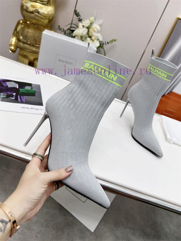 Balmain Balmain 2022 FW Autumn/Winter New Knitted Boots Overseas Order Original Edition, 11 2iknfkth - Image 6