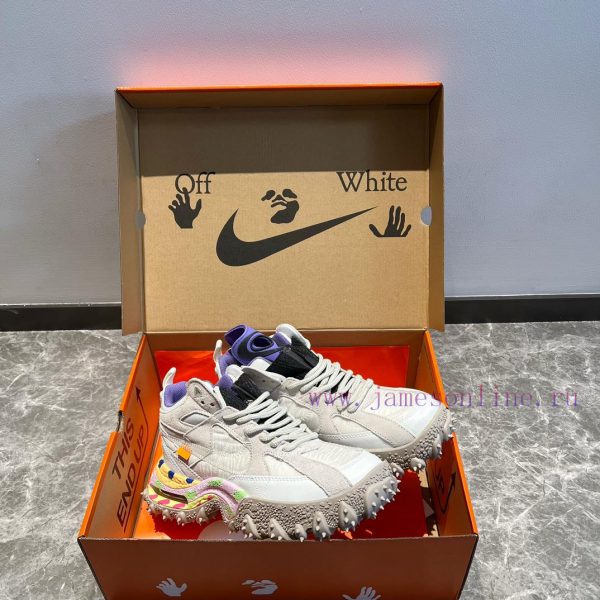 Top notch OFF-WHITE Nike ACG Air Terra Forma high top beige shoe upper made of high-quality 16j1xi6g - Image 6