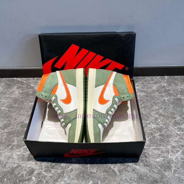 Top Jordan Air Jordan 1 High OG Cratf "Celadon" High Top Green Orange ️ This shoe adopts a p6w30wnrx - Image 8