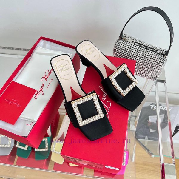 ️️* ?/Biki Love 4.5cm Diamond Thread Satin High Heels-Black Yellow Grey Green Rose Red-Matervmcegw6k