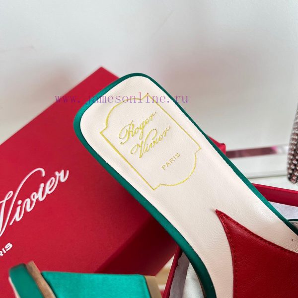 ️️* ?/Biki Love 4.5cm Diamond Thread Satin High Heels-Black Yellow Grey Green Rose Red-Materyvcjsnn6 - Image 10