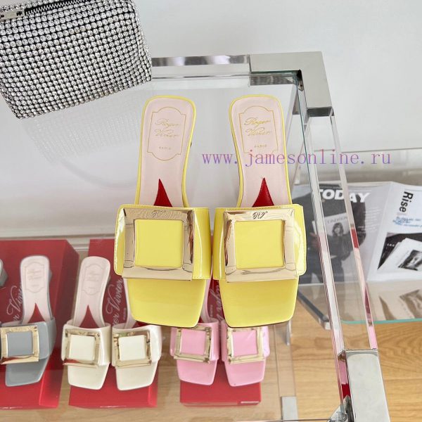 ️️* ?/Biki Love 4.5cm metal buckle patent leather high heels-Elephant Grey Silver New Blue Yu9re2svl