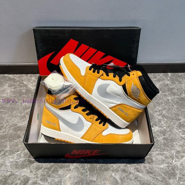 Jordan Air Jordan 1 element gore tex "light curry" waterproof 3m reflective high top black a9wlyx74b - Image 7