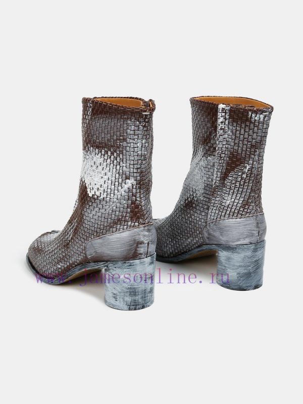 Maison Margiela 24 Early Spring New Knitted 6cm Split Toe Short Boots, Original One to One C5gz1yd5d - Image 5