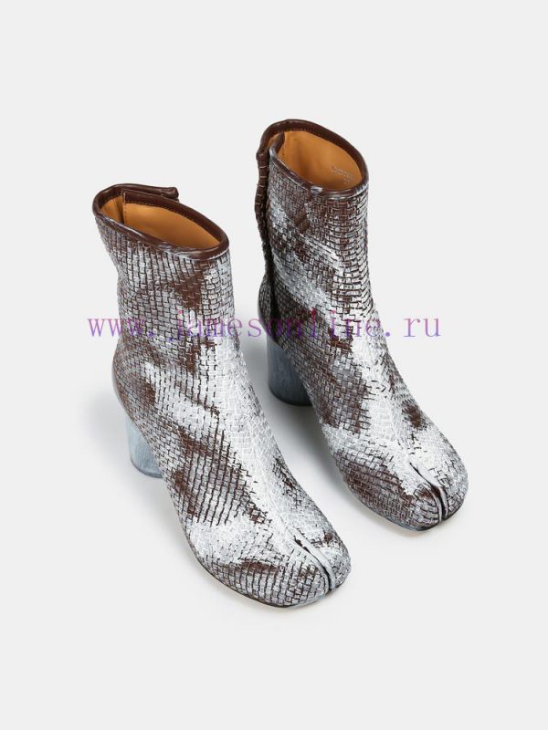 Maison Margiela 24 Early Spring New Knitted 8cm Split Toe Short Boots, Original One to One Cn4qluskr - Image 3