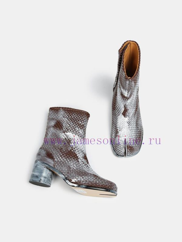 Maison Margiela 24 Early Spring New Knitted 6cm Split Toe Short Boots, Original One to One C5gz1yd5d - Image 9