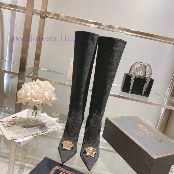 Fendi&Versace Joint CollectionLong boots 16 inchesReal leather bottom??? Show style Fendi Du9l2pqu57