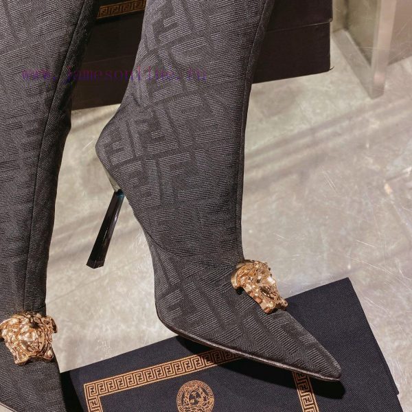 Fendi&Versace Joint CollectionLong boots 16 inchesReal leather bottom??? Show style Fendi Du9l2pqu57 - Image 5