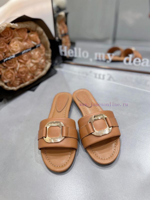 2024/Chloe slippers are a comfortable and stylish choiceRich color selection, black brown, lrnq6lodx