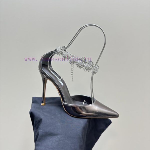 The mostAQUAZURA Big Pineapple Water Diamond Decorative High Heels2023 Spring/Summer Water D0pmzu6hn - Image 8