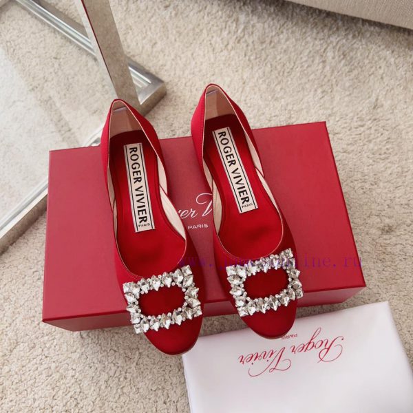 RV New Edition Silk Diamond Button Ballet Single Shoes ? ‍️New treasure commuting hollow fla67rcx1yo - Image 3