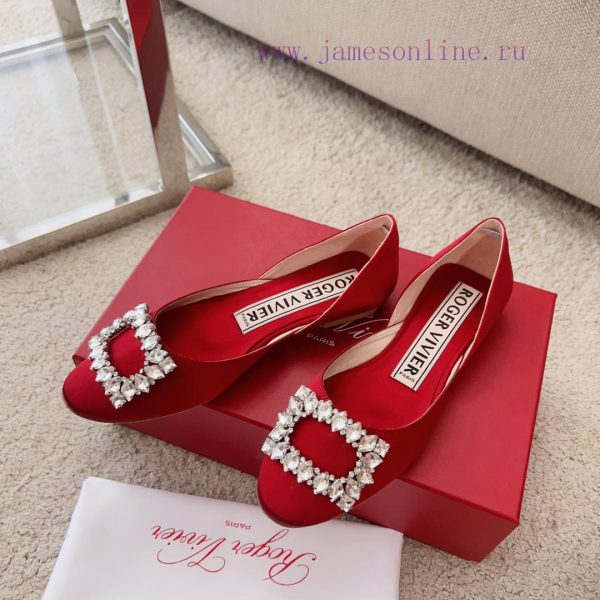 RV New Edition Silk Diamond Button Ballet Single Shoes ? ‍️New treasure commuting hollow fla67rcx1yo - Image 4
