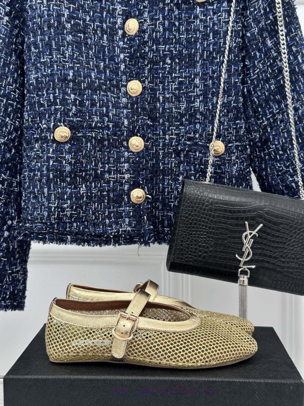 AlAIA | Alaia 23S New Retro ProductMesh Mary Jane shoes ballet shoesFull of girlish style, wy47sk3yy