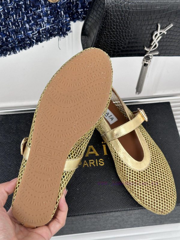 AlAIA | Alaia 23S New Retro ProductMesh Mary Jane shoes ballet shoesFull of girlish style, wy47sk3yy - Image 10