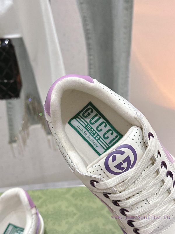 . ???? * 24SS latest sports couple shoes retro distressed white shoes, original development igae2f2z - Image 9